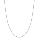 1mm Diamond-Cut Long Link Cable Chain with 2 Inch Extender 18 Inch Sterling Silver, MPN: QPE68E-18, UPC: 191101769351