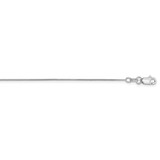 .5mm Box with Lobster Clasp Chain 14 Inch 14k White Gold, MPN: WLB040L-14, UPC: