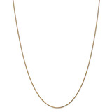 1mm Diamond-Cut Spiga with Spring Ring Clasp Chain 26 Inch 14k Gold, MPN: PEN130-26, UPC: