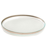 Annieglass Mod Round Platter Platinum, MPN: MD113P
