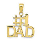 #1 Dad Charm 10k Gold MPN: 10K4734 UPC: