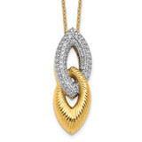 Diamond 18 Inch Necklace 14k Gold MPN: PM3791-050-YA UPC: 883957276915