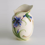 Franz Porcelain Long Tail Hummingbird Design Sculptured Vase, MPN: FZ00761