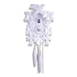 Bird with Five Leaves All White Cuckoo Clock, MPN: GM25169, UPC: 711705007088