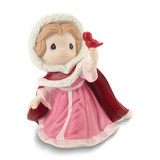 Precious Moments Disney Belle In Winter Dress Figurine, MPN: GM25324, UPC: 842181119788