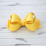 BySophiaBaby Yellow Hair Clip Yellow Bow Hair Clip Bow Hair Clip Toddler Gold Hair Clip Girls Bow Hair Clip Big Bow Hair Clip 984, UPC: 723552367994, MPN: 3198-650_BYS