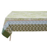 Le Jacquard Francais La Vie En Vosges Green Coated Tablecloth 69 x 98 Inch, MPN: 27485, EAN: 3660269274856