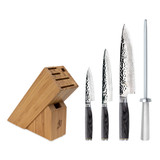 Shun Kai Premier Grey 5 Piece Starter Knife Set, MPN: TDMS0512G, UPC: 87171060781