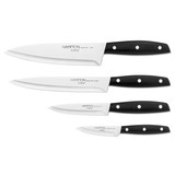 Hampton Forge Mirage Black 4 Piece Cutlery Set Clampack, MPN: HMC01A018A, UPC: 733652104252