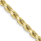 10k Gold 4.25mm Diamond-Cut Rope Chain 30 Inch, MPN: 10K033-30, UPC: 191101726682