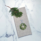 Crown Linen Designs Juniper Wreath Linen Towel, MPN: T259, UPC: , Size: 29 Inch x 17 Inch