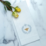 Crown Linen Designs Italian Bee Linen Towel, MPN: T1041, UPC: 81463900997, Size: 17 Inch x 29 Inch
