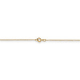 Carded Curb Chain 20 Inch 14k Gold 8CY-20