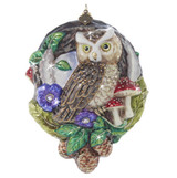 Jay Strongwater Woodland Owl Wreath, MPN: SDH20089-250, UPC: 848510043342
