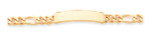 Figaro ID Bracelet 8 Inch 14k Gold LK108ID-8 Figaro ID Bracelet 8 Inch 14k Gold LK108ID-8