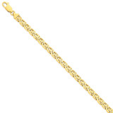 7mm Hand-Polished Fancy Link Chain 9 Inch 14k Gold LK163-9 7mm Hand-Polished Fancy Link Chain 9 Inch 14k Gold LK163-9