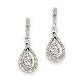 Diamond Post Earrings 14k White Gold XE2613AA
