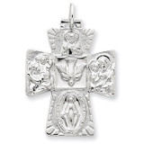 4-way Medal Sterling Silver MPN: QC5809
