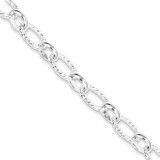 7.5 Inch Fancy Link Bracelet Sterling Silver Polished MPN: QH310-7.5