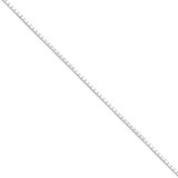 24 Inch 1.5mm Mirror Box Chain Sterling Silver QPE25-24 UPC: 883957980553