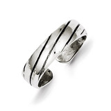 Toe Ring Antiqued Sterling Silver MPN: QR864