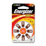 One pk of 8 cells Type 312 Energizer Hearing Aid Batteries WB312Z