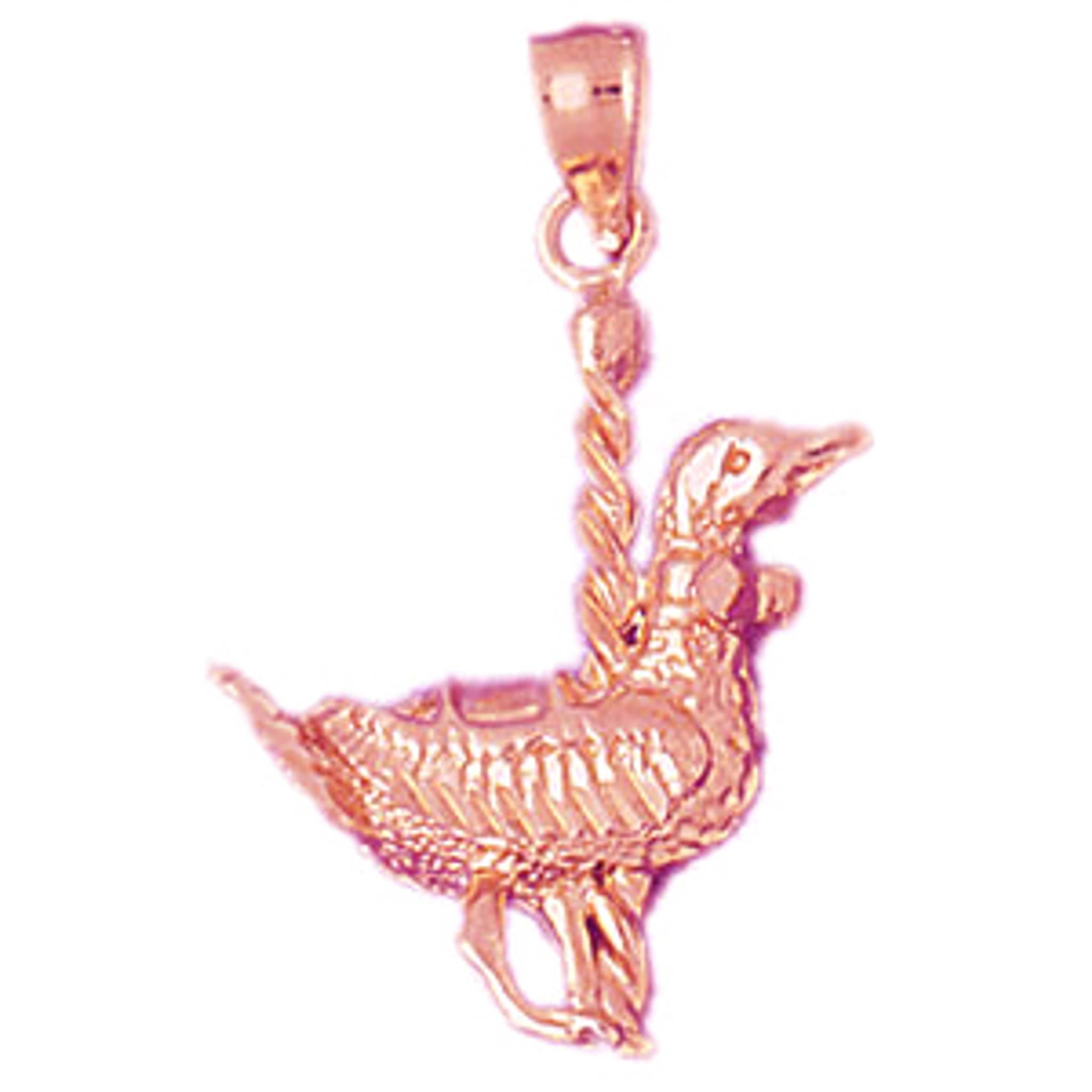 14k Yellow Gold Ostrich Pendant 14k Yellow Gold Ostrich Pendant