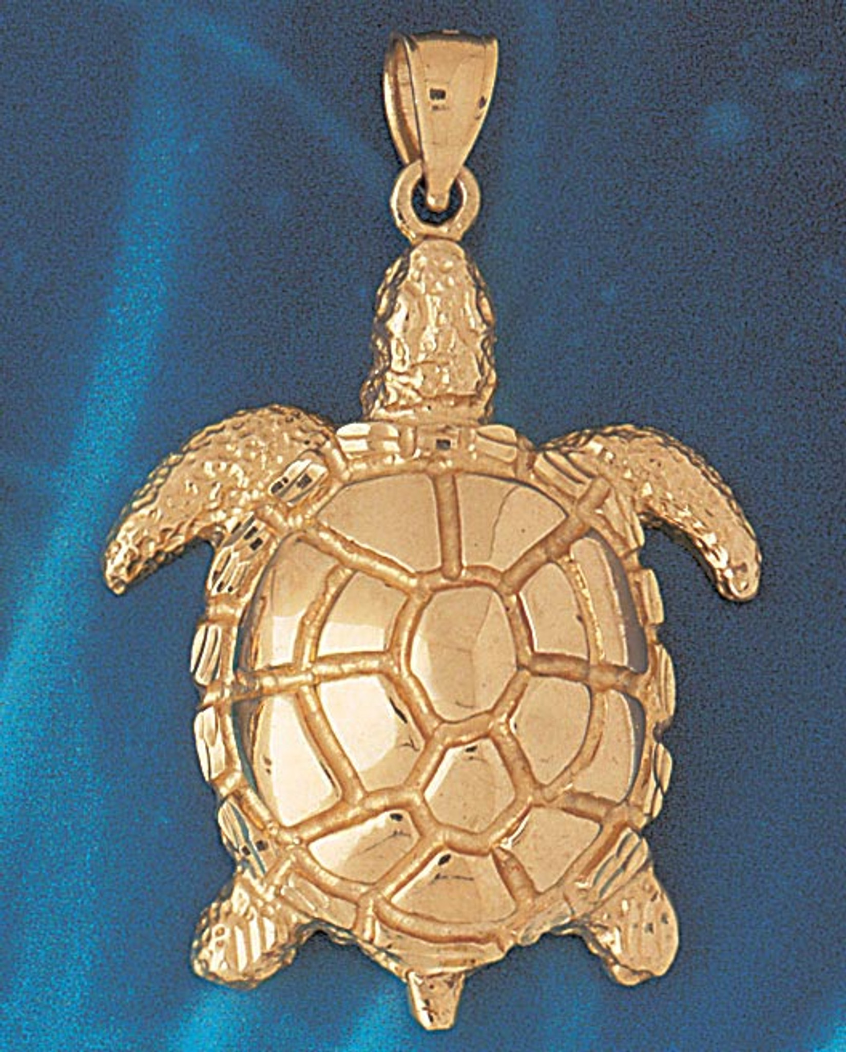 Gold turtle charm Clearance