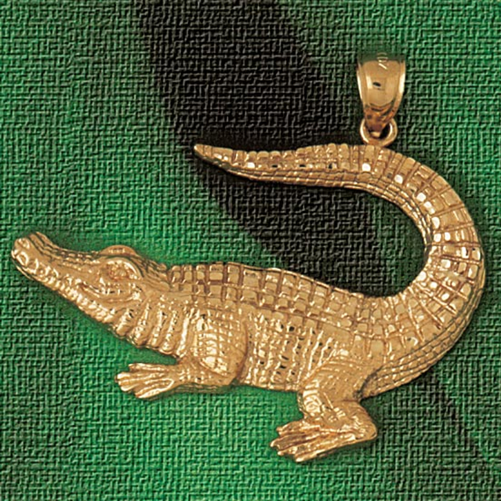 alligator croc charm