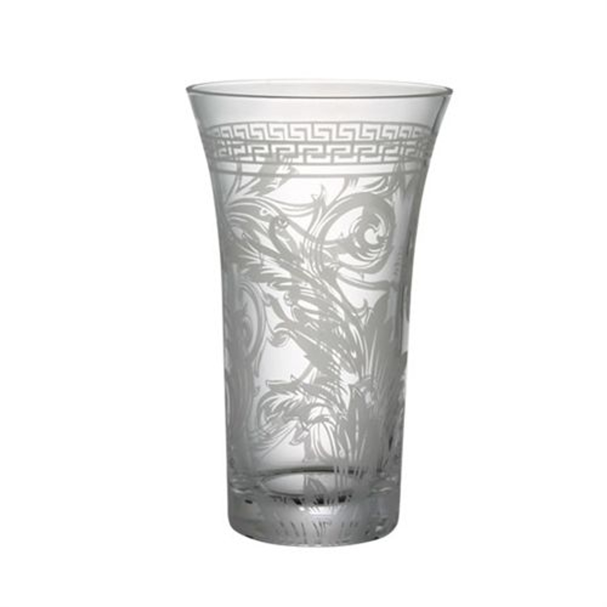 versace glass vase