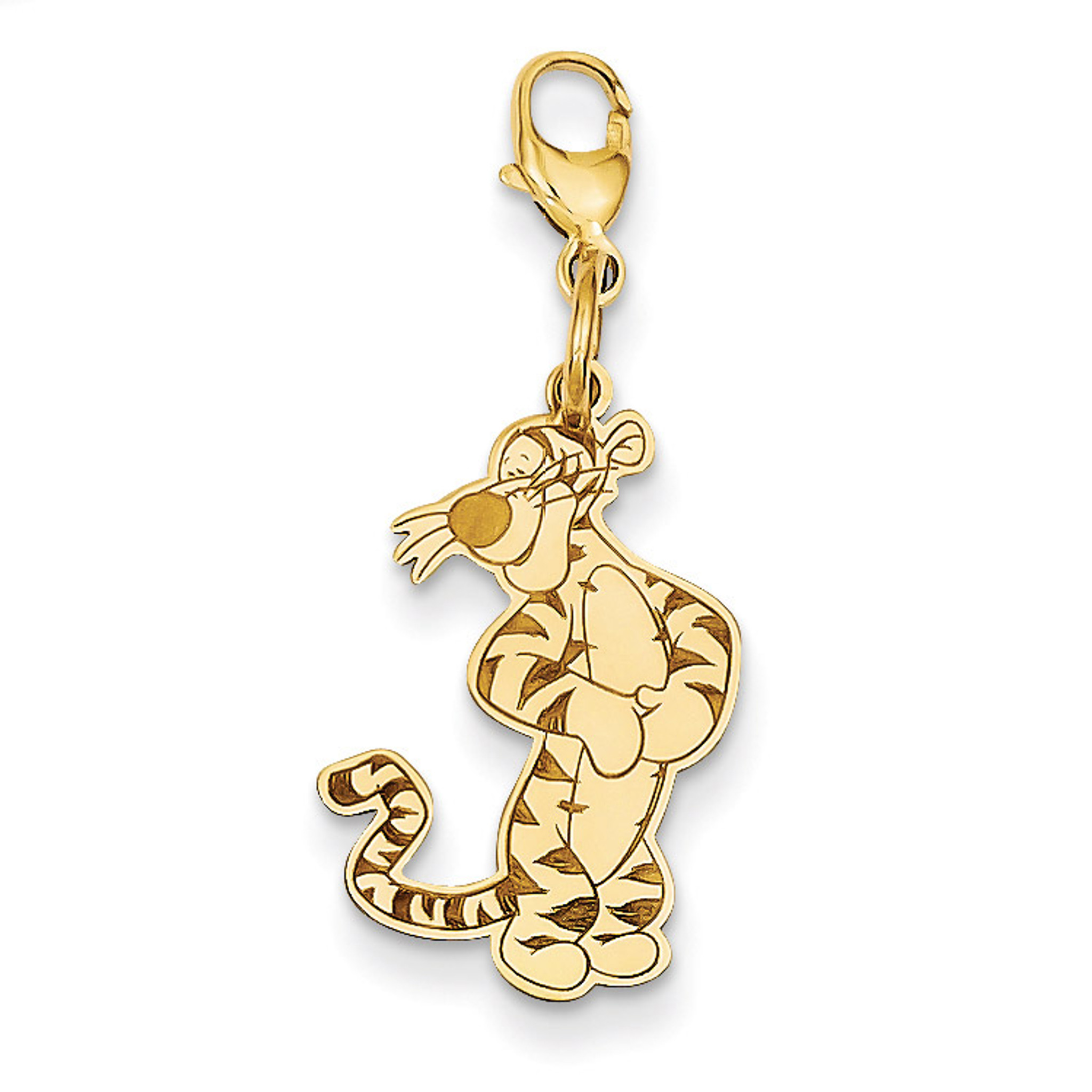 Disney Charm Charmed in the Park Lobster Clasp✿Winnie the Pooh Tigger with Jewel
