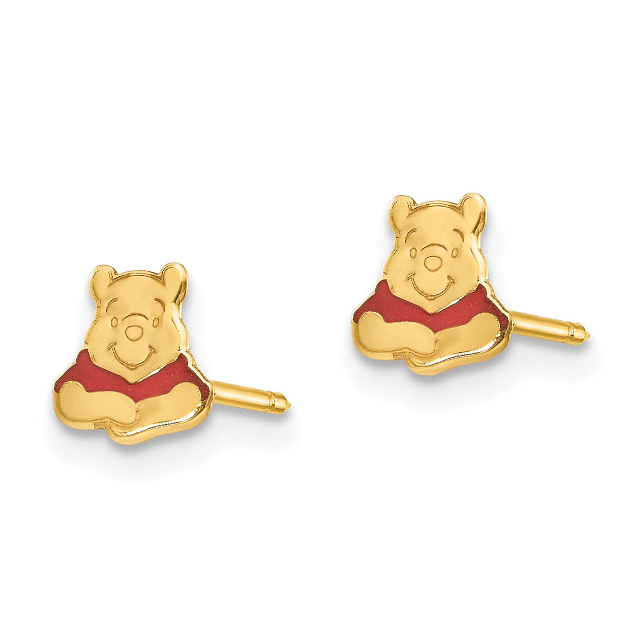 Honey Bear Earrings/pooh Bear/winnie the Pooh/handmade to Order/stud  Earrings/nickel Free/hypoallergenic - Etsy