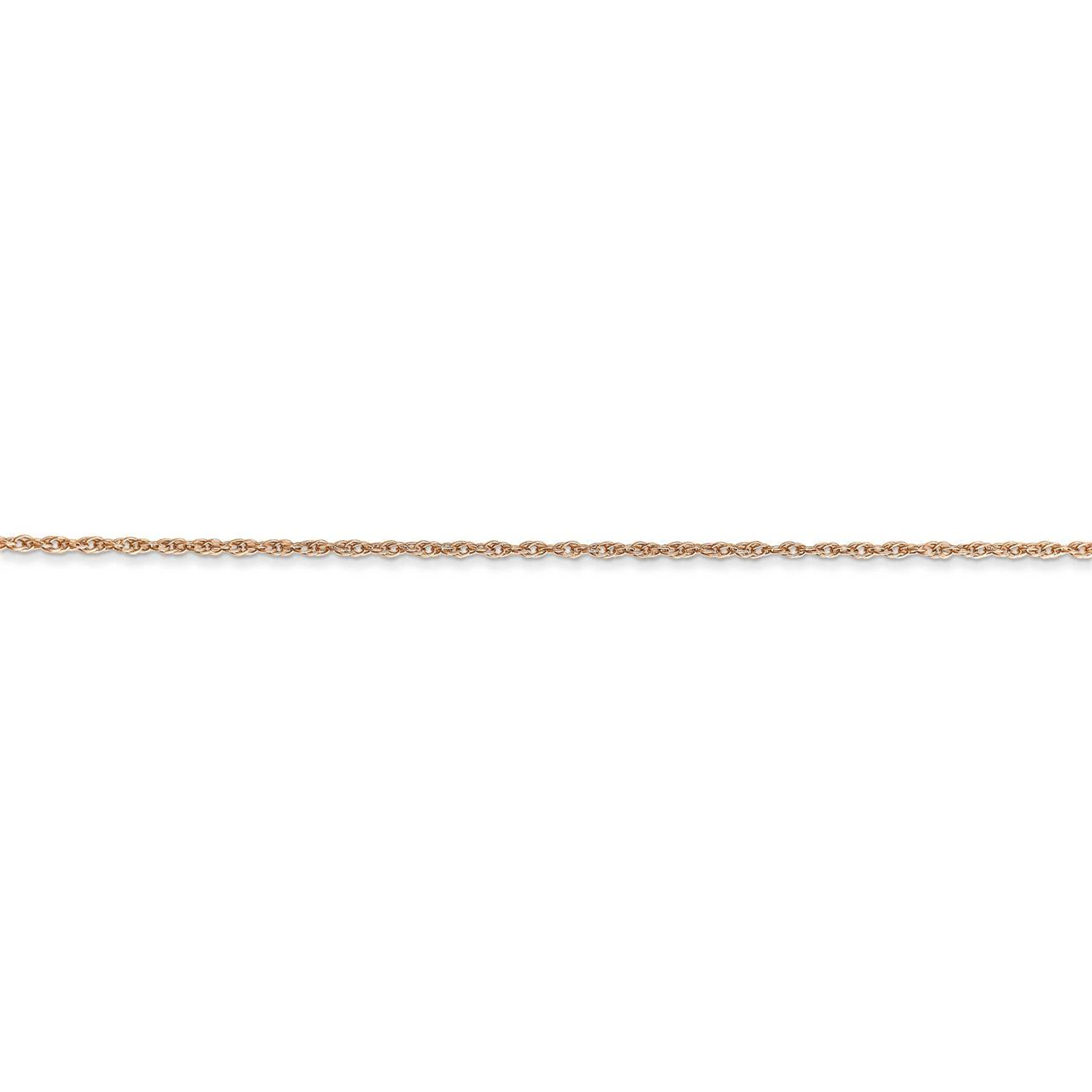 18 Inch 0 8mm Light Baby Rope Chain 14k Rose Gold Rsc35 18 Homebello