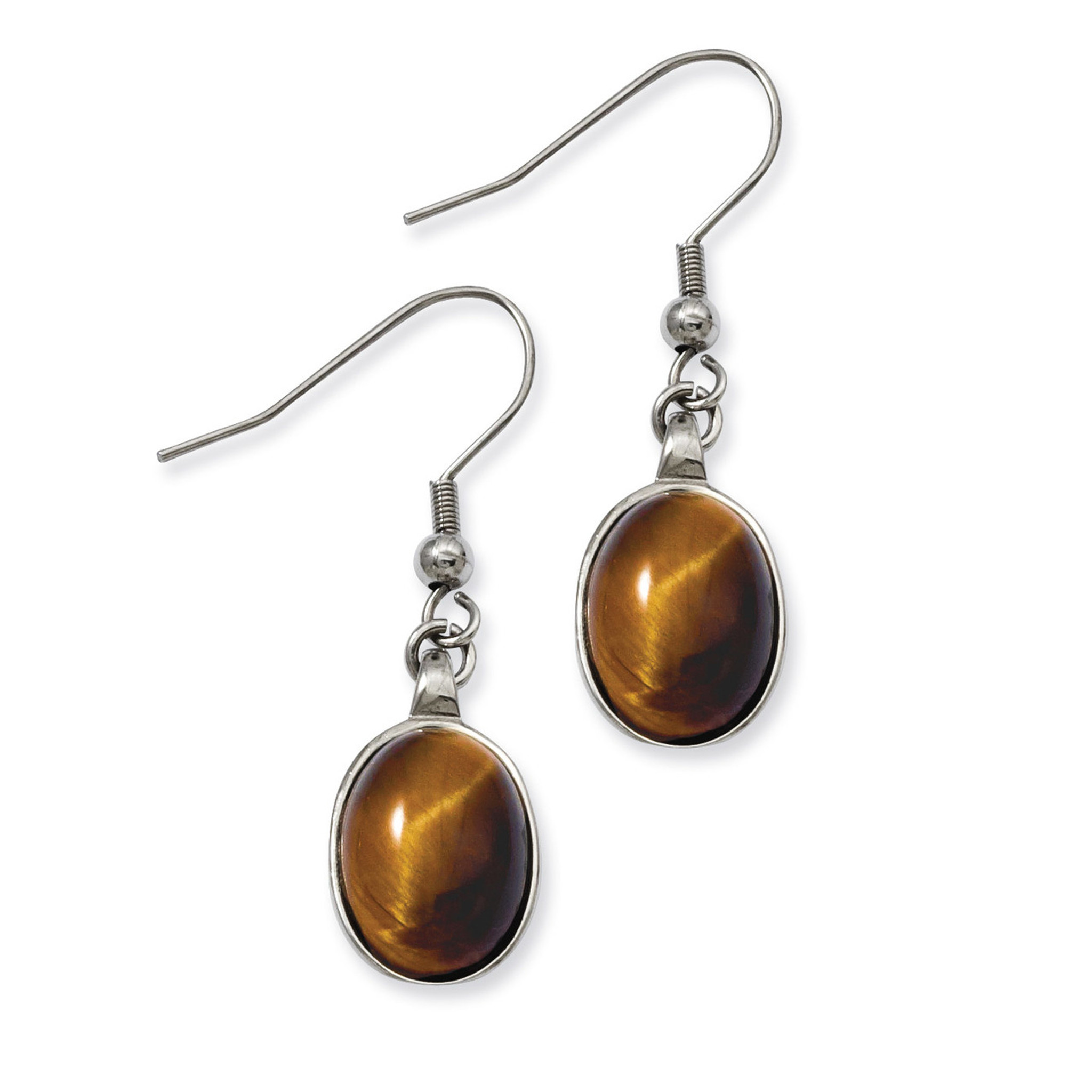 tiger eye earrings