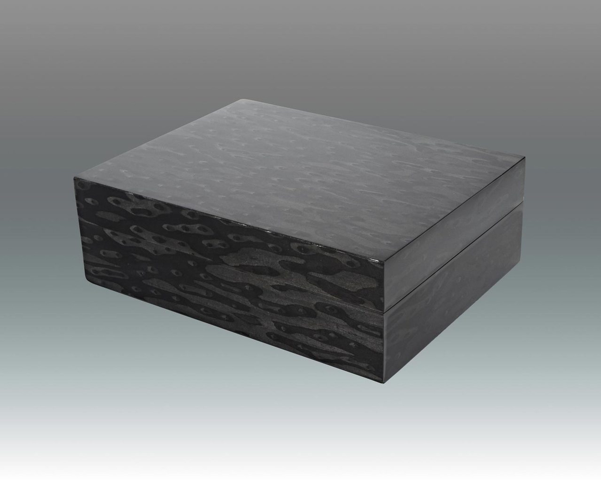 black wooden box