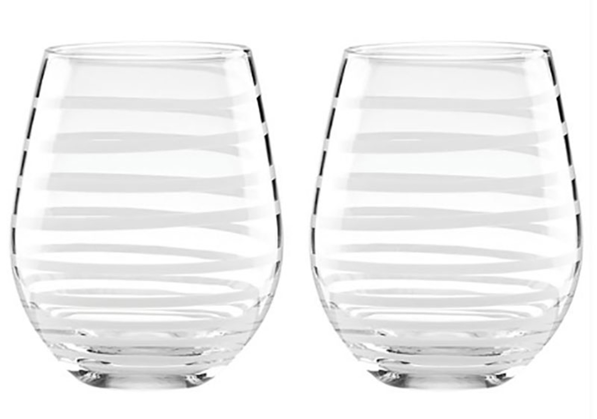 Kate Spade Charlotte St Wht Smless Wine Set Of Two 871219 Homebello