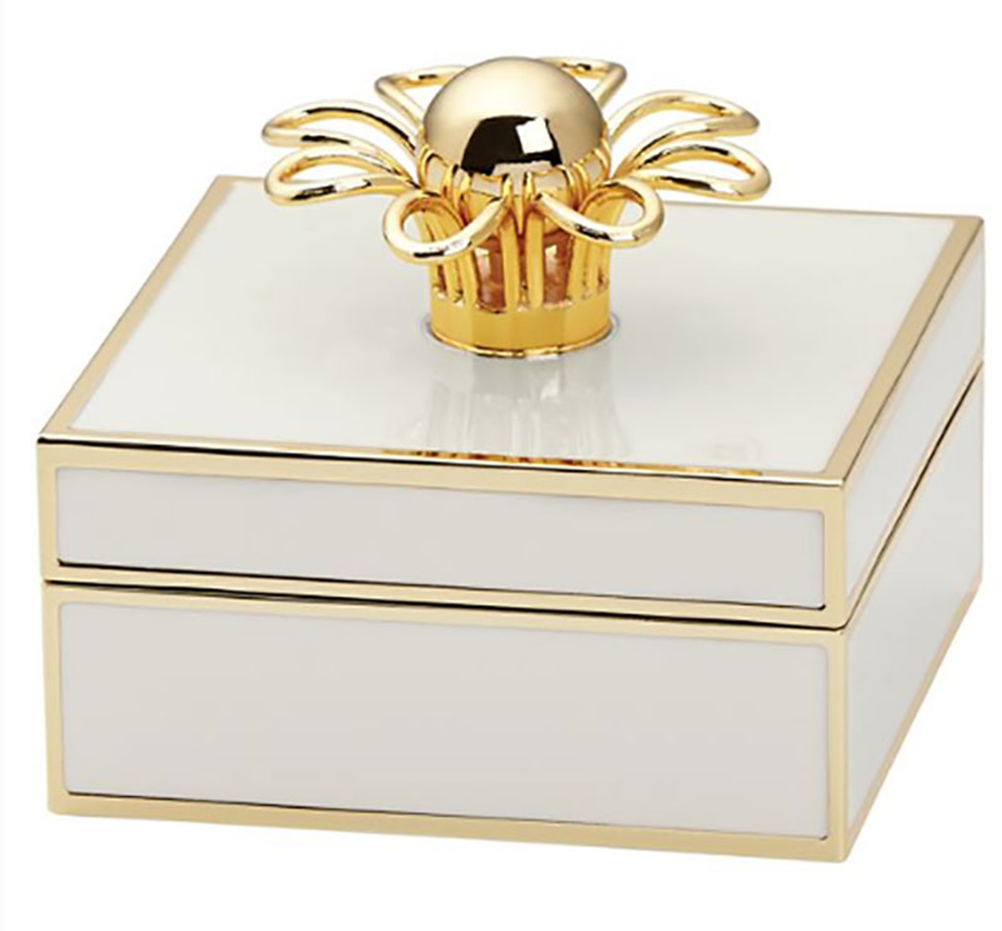 Kate Spade Keaton St Mtl Jewelry Box Cream 871930 - HomeBello