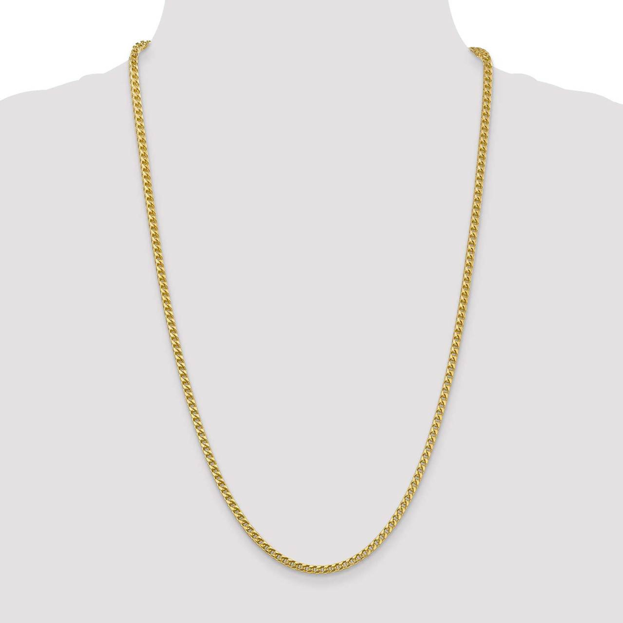 22 inch franco gold chain Clearance