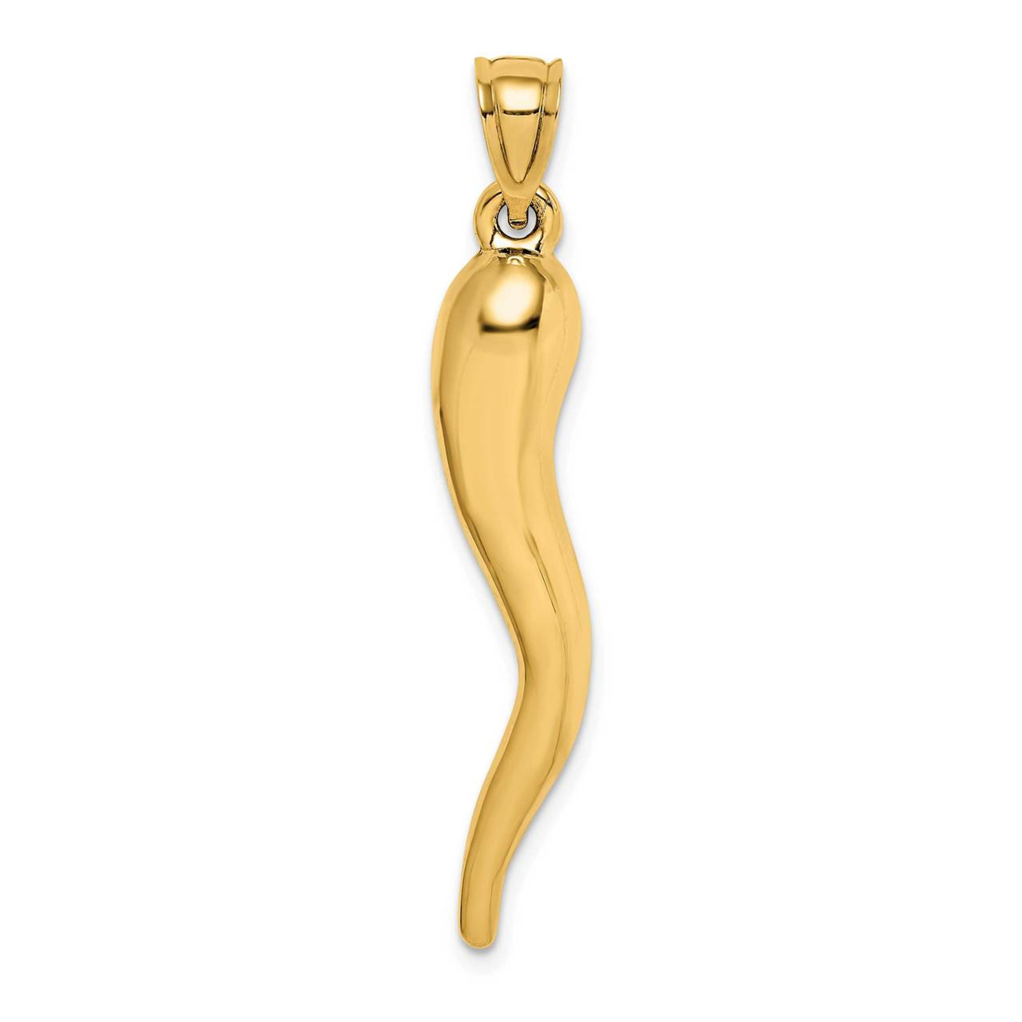 14k gold horn necklace Clearance