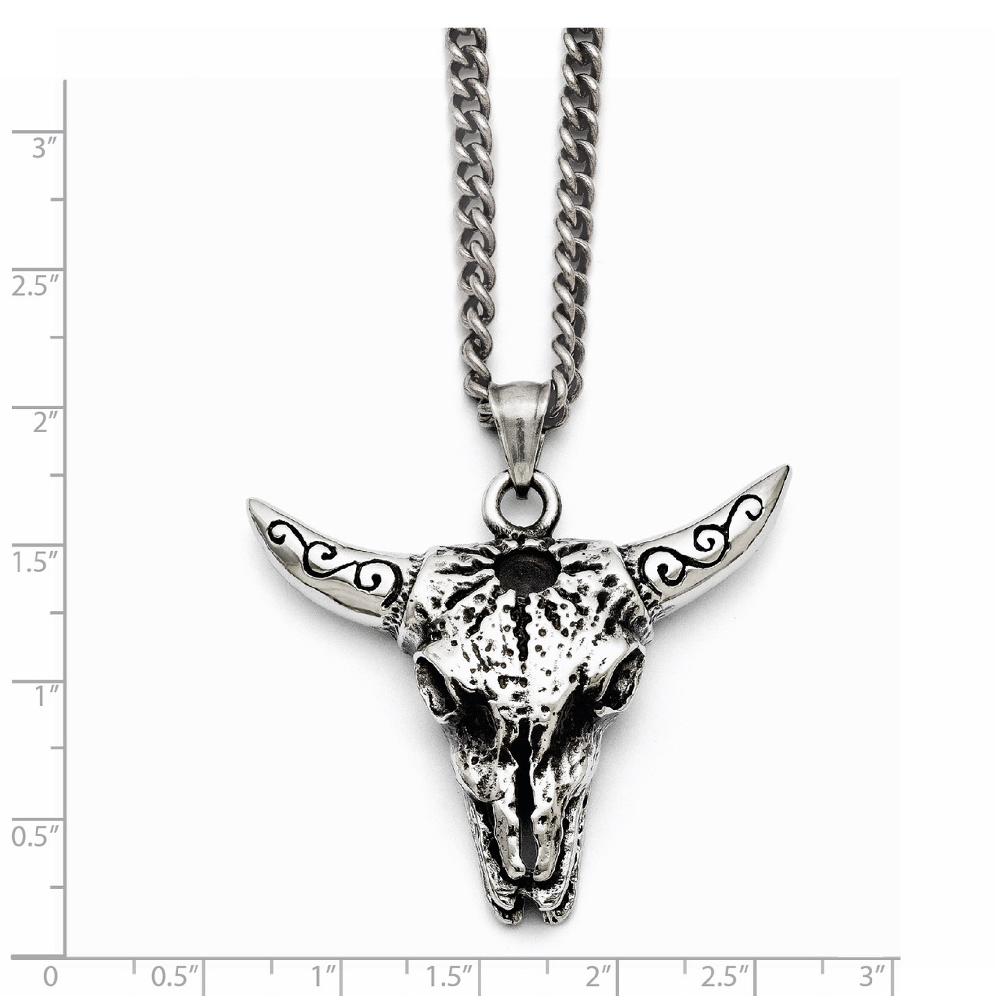 animal skull pendant