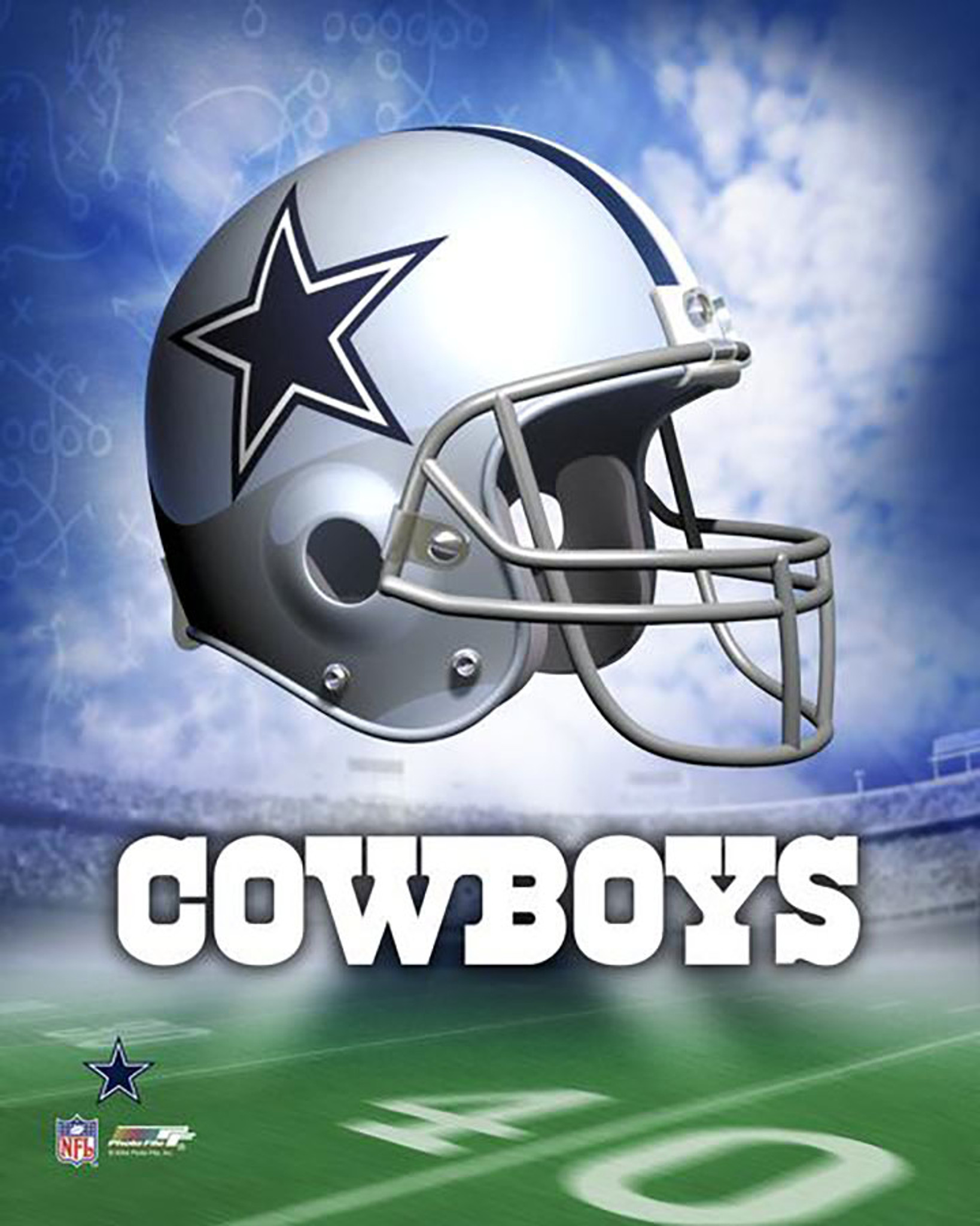 cowboys helmet cartoon