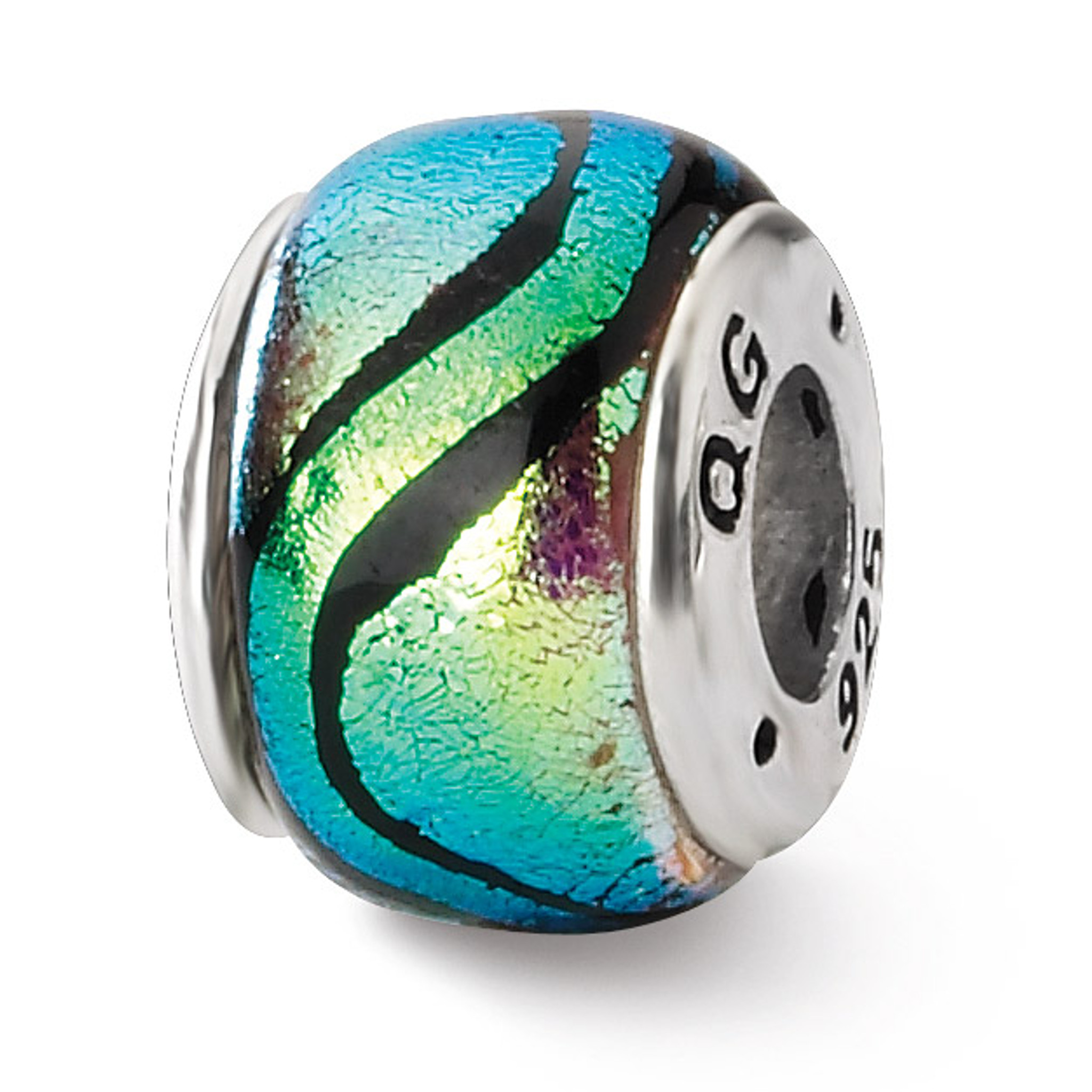 dichroic glass beads