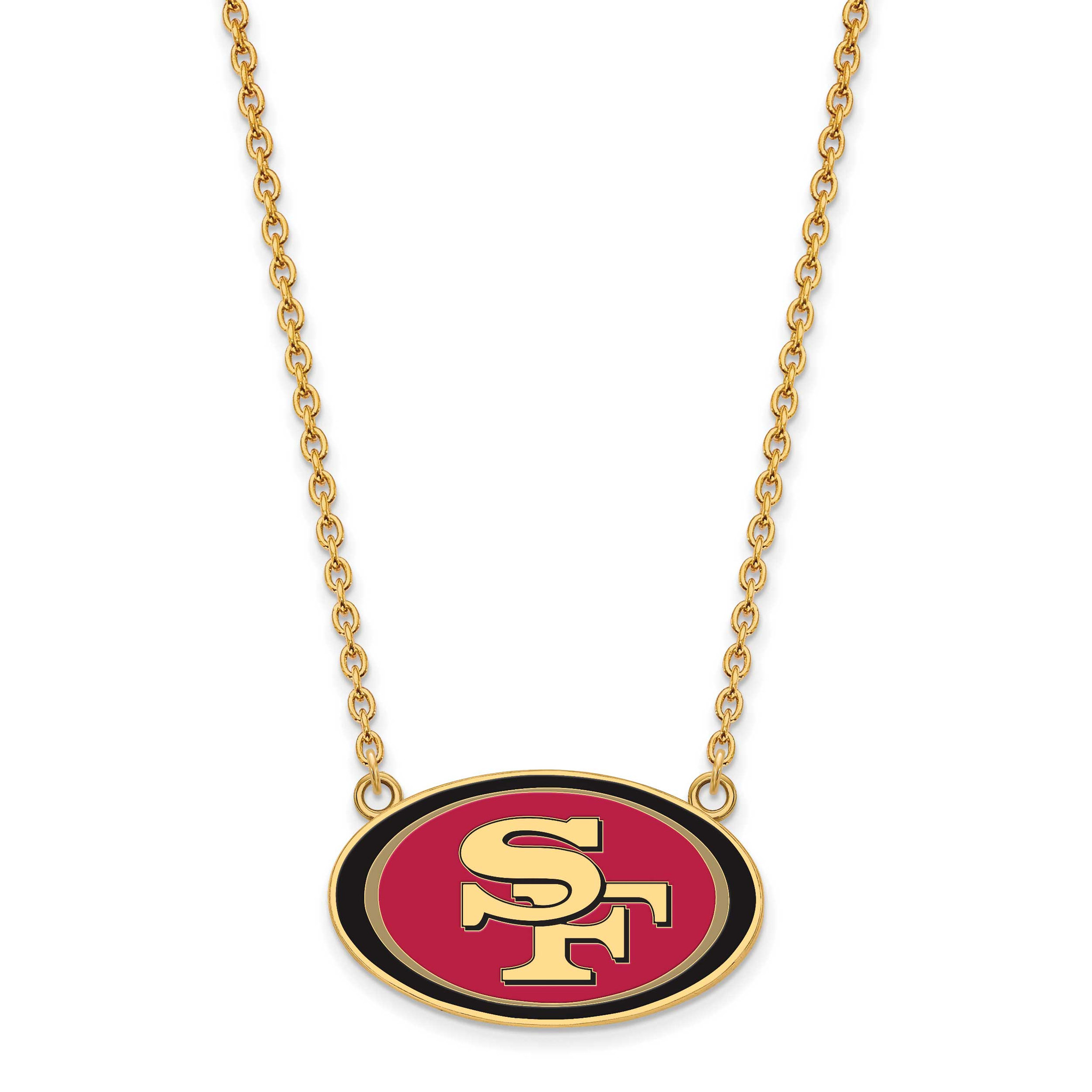 49ers gold pendant Clearance