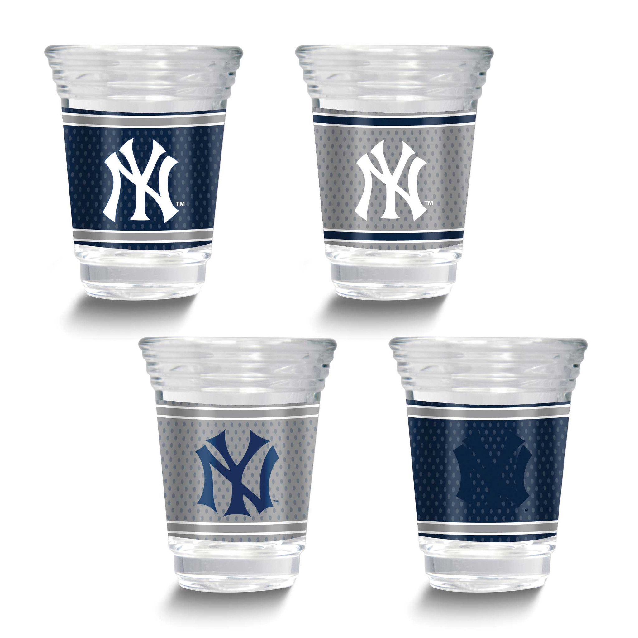 yankees shot glass