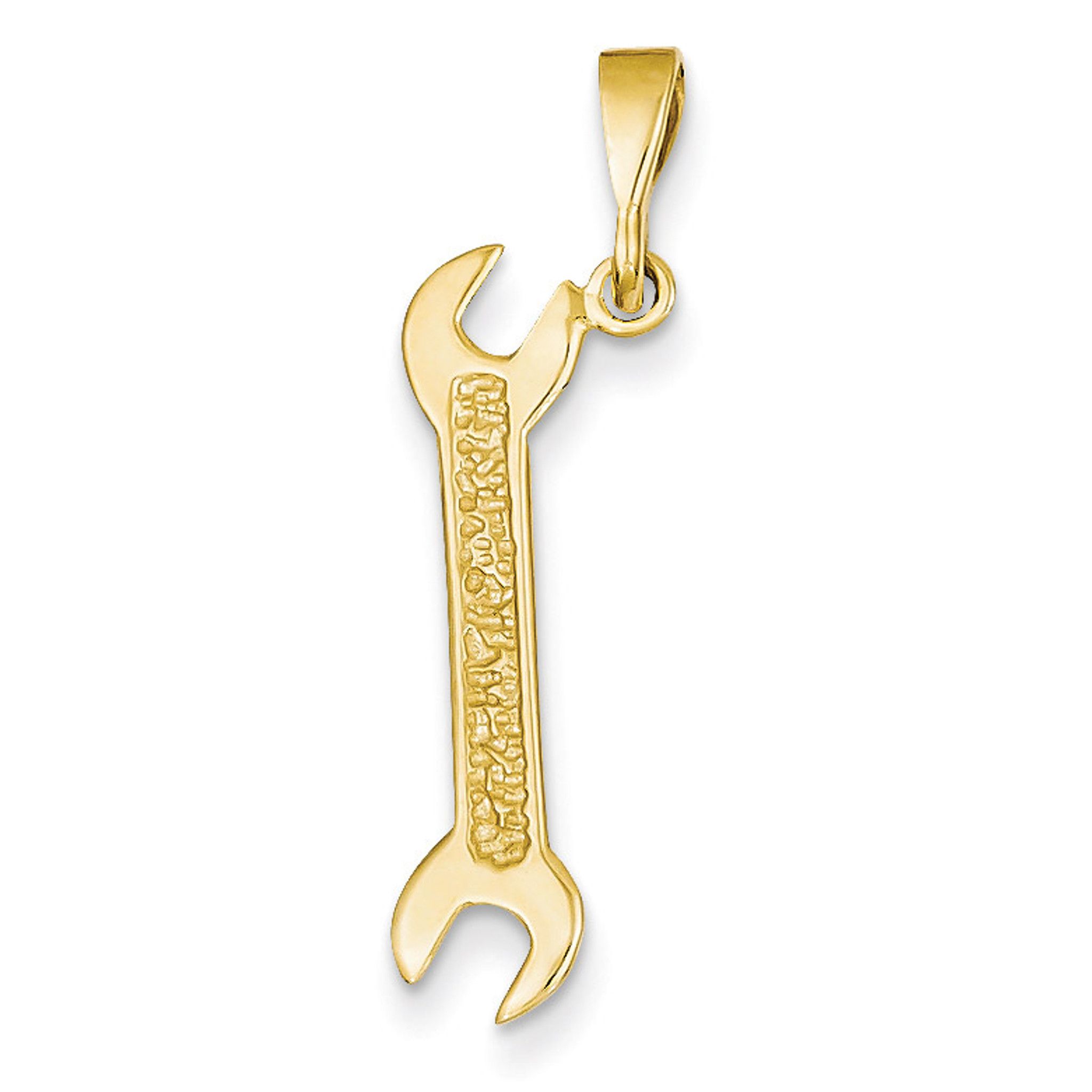 gold wrench charm