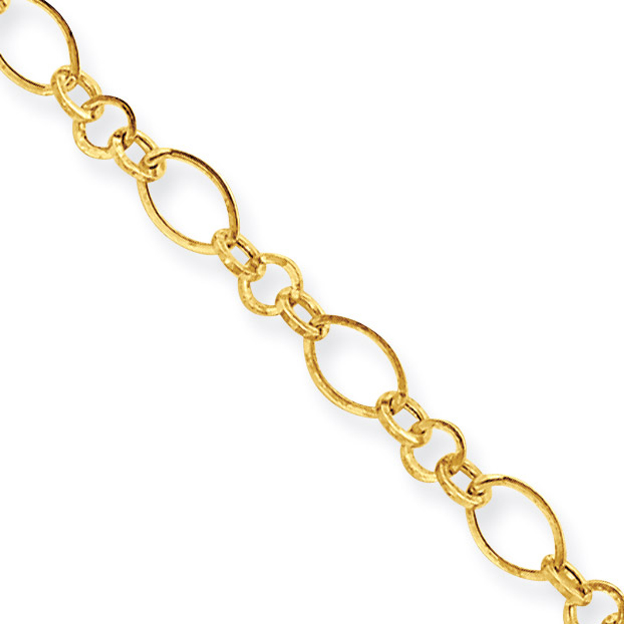 10 inch gold anklet