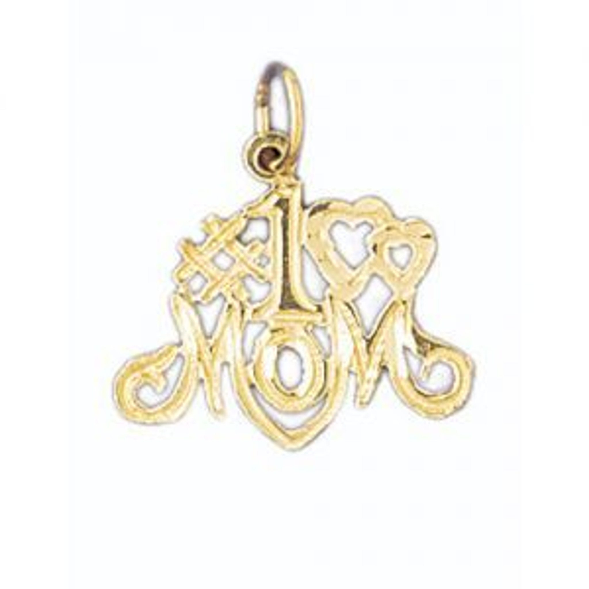 number one mom pendant