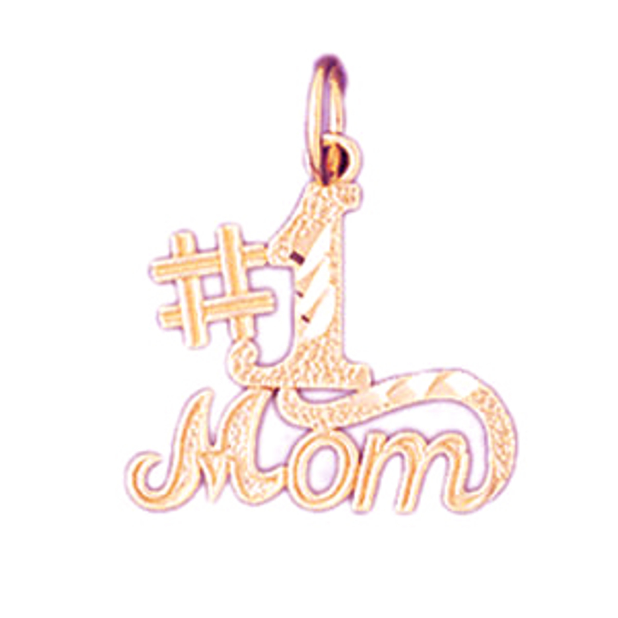 1 mom charm gold Clearance