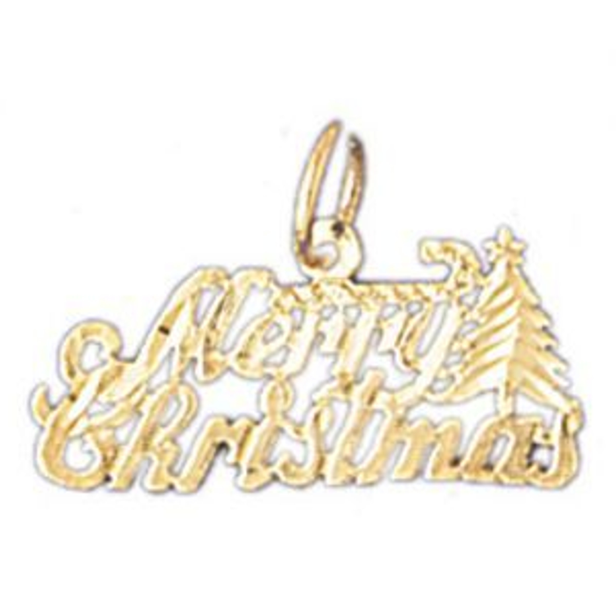 Merry Christmas Charm Bracelet Or Pendant Necklace In 14k Gold Or Silver Dz Homebello