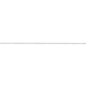 0.8mm Polished Light Baby Rope Chain 14 Inch 14k White Gold PEN108-14 0.8mm Polished Light Baby Rope Chain 14 Inch 14k White Gold PEN108-14